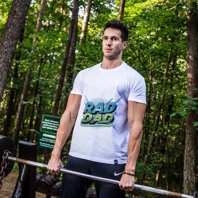 T-shirt Retro Rad Papa - Cool électrique Cadeau de fête du (Créateur téléchargé)