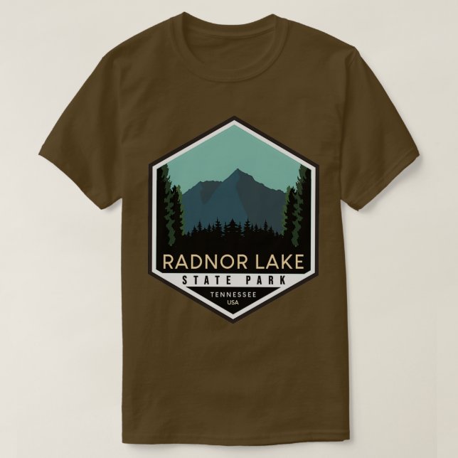 T-shirt Retro Radnor Lake State Park Tennessee (Design devant)