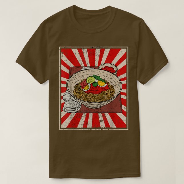 T-shirt Retro Ramen (Design devant)