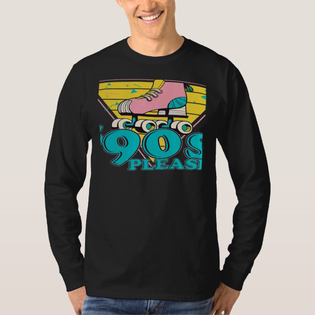 T-shirt Rétro, ramenez-moi aux rollers quad des années 90  (Devant)