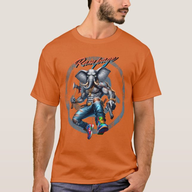 T-shirt Rétro Rampage (Devant)