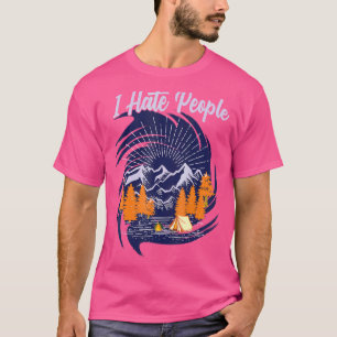 T-shirt Retro Randonnée Explorez La Nature Faites Une Aven