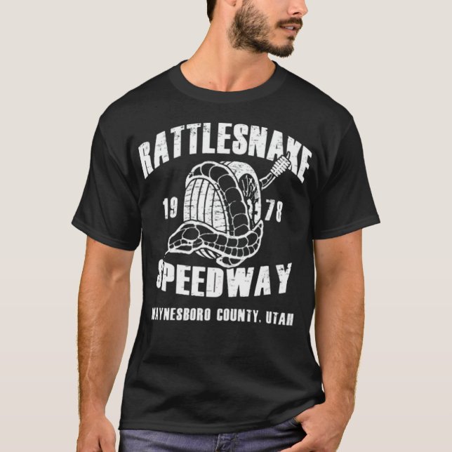 T-shirt Retro Rattlesnake 1978 Speedway golf balle de golf (Devant)