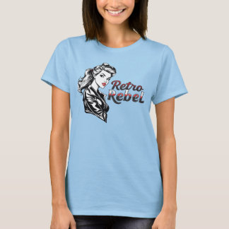 T-shirt Retro Rebel Vintage Pinup Style rebelle