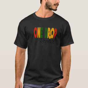 T-shirt Retro Reggae Music One Drop Jamaica Roots & Cultur