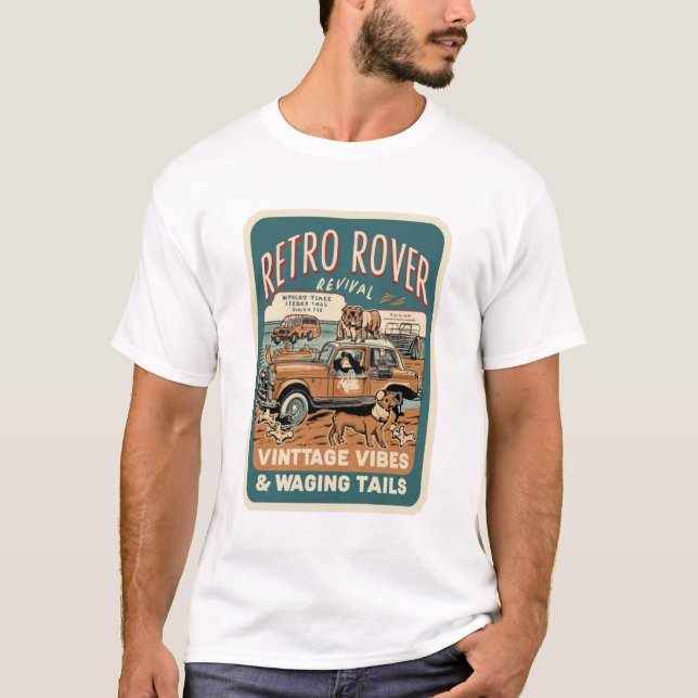 T-shirt Rétro Rétablissement Rover (Devant)