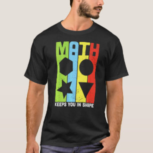 T-shirt Rétro Retour à l'école Prof de Maths Équation de B