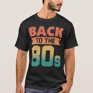 T-shirt Retro Retour Aux Années 80 Vintage Distressed Retr