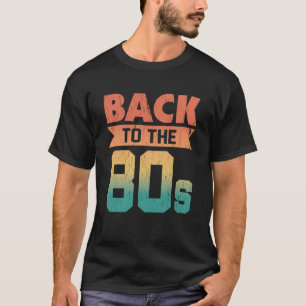 T-shirt Retro Retour Aux Années 80 Vintage Distressed Retr