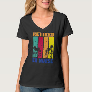 T-shirt Retro Retraité Infirmière Infirmière Retraite Retr