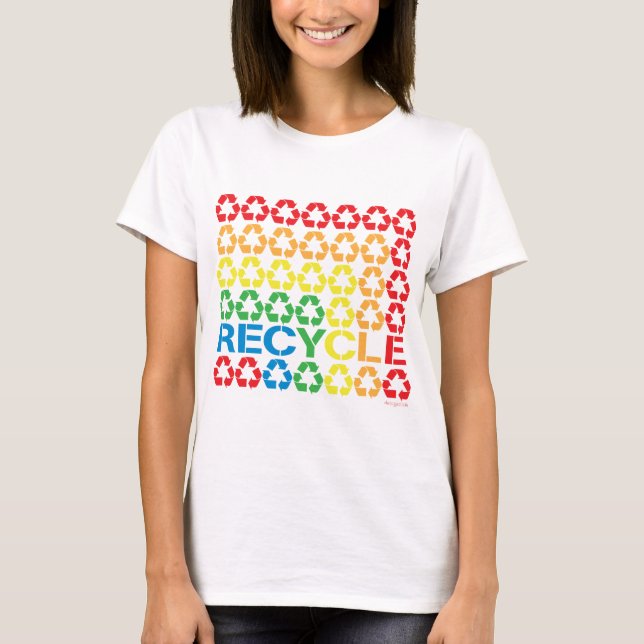 T-shirt rétro réutilisez (Devant)