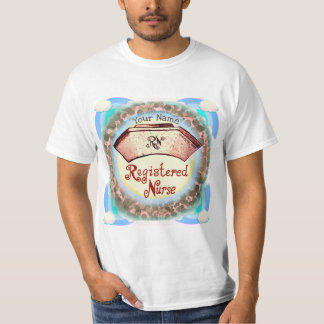 T-shirt Rétro RN Infirmière Casquette