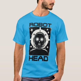 T-shirt Retro Robot Head