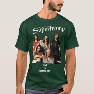 T-shirt Retro Rock Supertramp en concert drôle fille
