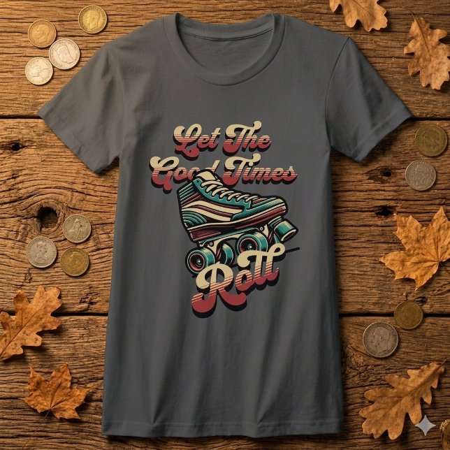 T-Shirt Rétro Roller des Années 80 (Créateur téléchargé)
