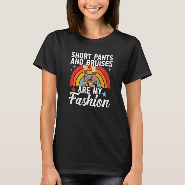 T-shirt Retro Rollerskates 80's Derby Roller Skating pour  (Devant)