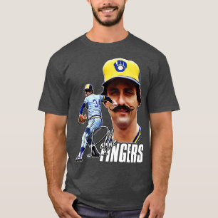 T-shirt Retro Rollie Doigts Handlebar Hommage à l'équipage