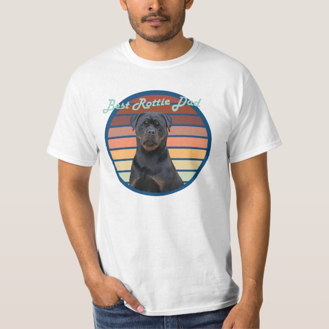 T-shirt Rétro Rottweiler (Devant)