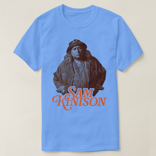 T-shirt Retro Sam Kinison Sepia Hommage (Design devant)