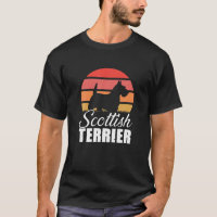 Retro Scottish Terrier Chien race Vintage Scottie 