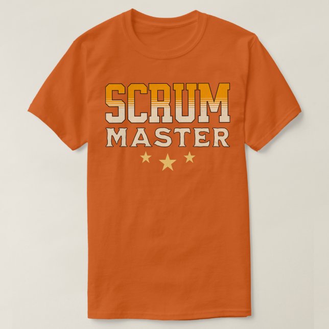 T-shirt Rétro Scrum Master 2 (Design devant)