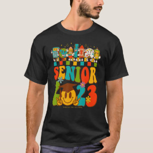 T-shirt Retro Senior 2023 Classe Super De 2023 Graduation