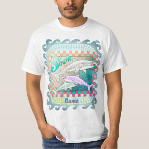 T-shirt Retro Shark