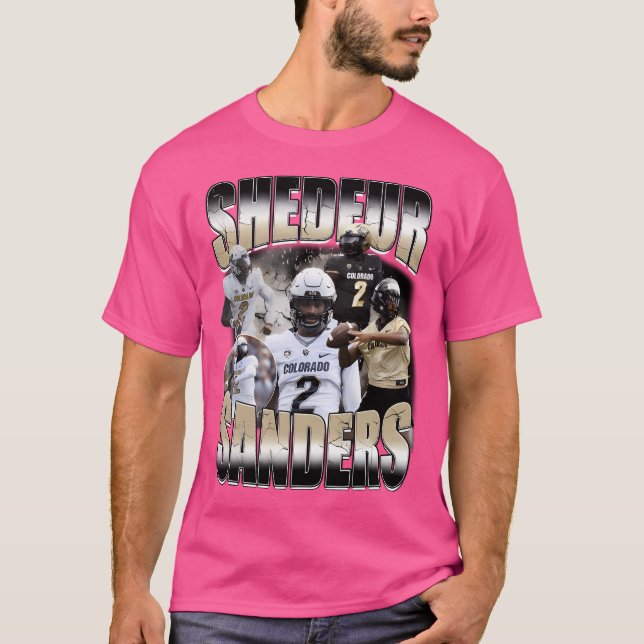 T-shirt Retro Shedeur Sanders (Devant)