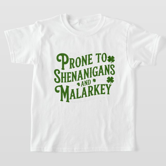 T-shirt Retro Shenanigans & Malarkey Humour Irlandais funy (Poser)