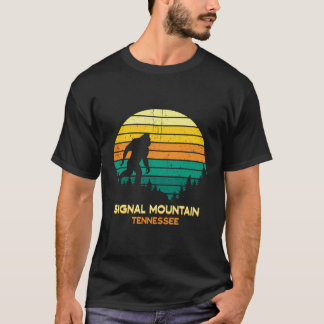 T-shirt Retro Signal Mountain Tennessee Big Foot Souvenir