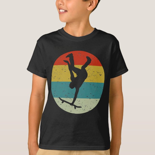 T-shirt Retro Skate vintage (Devant)