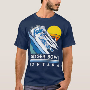 T-shirt Retro ski