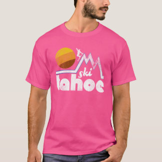 T-shirt Retro Ski Tahoe surdimensionné