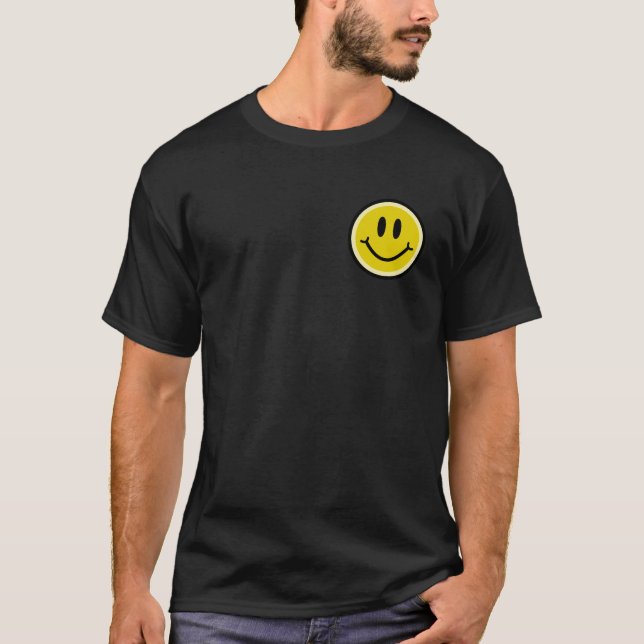 T-shirt Retro Smiley Face - Vibe des années 90 (Devant)