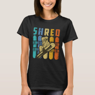 T-shirt Retro Snowboard