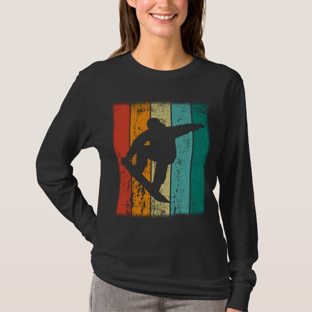 T-shirt Retro Snowboard (Devant)