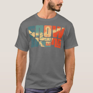T-shirt Retro Snowboard Snowboard Sport Vintage Snowboard