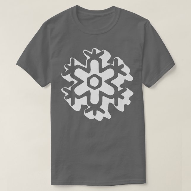 T-shirt Retro Snowflake Super (Design devant)