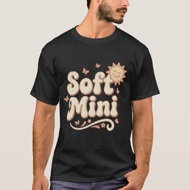 T-Shirt Rétro Soft Mini pour Tout-Petit (Devant)