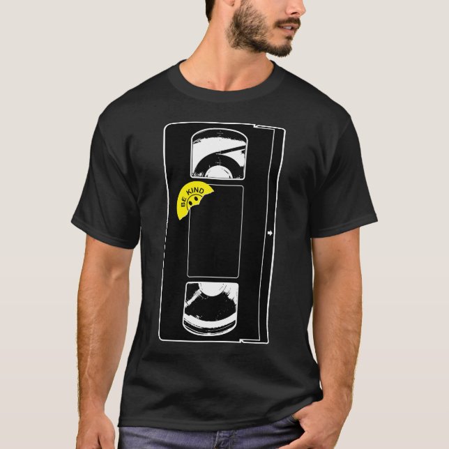 T-shirt Retro Sois Gentil VHS (Devant)