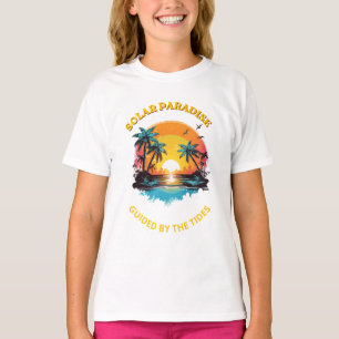T-Shirt Retro Solar Paradise Guided by the Tides