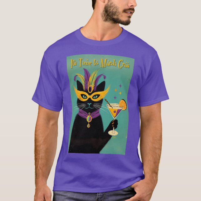 T-shirt Rétro Sophisticats C'est l'heure du Martini de Mar (Devant)