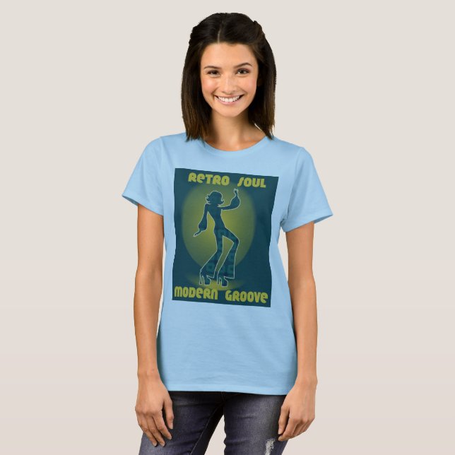 T-shirt Retro Soul Modern Groove (Devant entier)