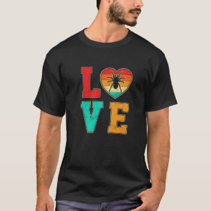 T-shirt Retro Spider Love Valentines Day Heart Animals Lov