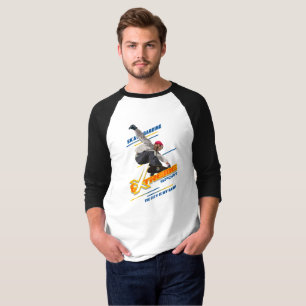 T-shirt Rétro Sport Extrême Planche à Roulettes Hommes 3