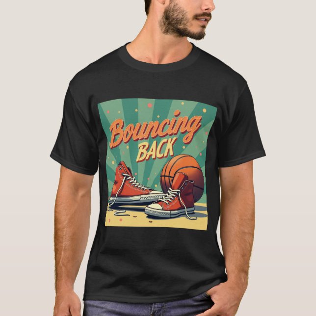 T-shirt Retro Sports Gear Design avec des Puns Humoristiqu (Devant)