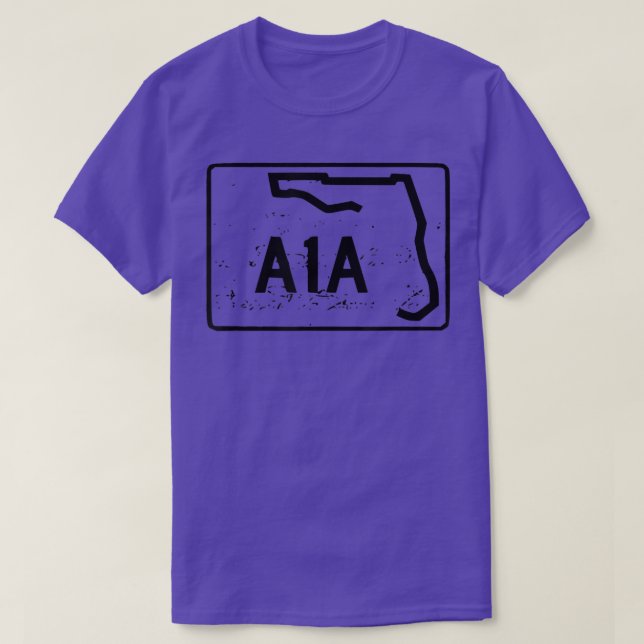 T-shirt Retro Style A1a Beachfront Avenue Tee 2352  (Design devant)
