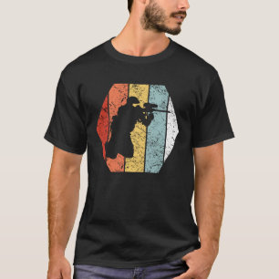 T-shirt Rétro style vintage drôle du Paintball 80s