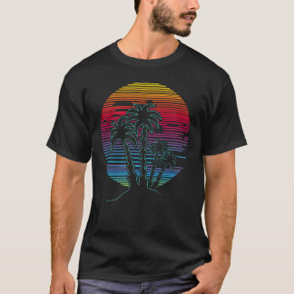 T-shirt Retro summer beach