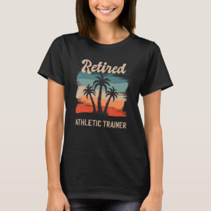 T-shirt Retro Sunset Beach Quote de retraite Athlet retrai
